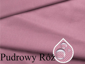 Materiał wodoodporny na zasłony obrusy poszewki ogrodowe pudrowy róż