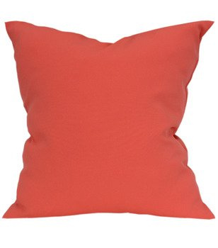 Poszewka matowa na poduszki Clara koralowa klasyczna