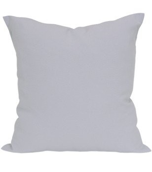 Poszewka matowa na poduszki Clara jasno szara klasyczna
