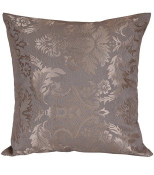 Ozdobna poszewka w lśniące wzory Vera gorzka czekolada