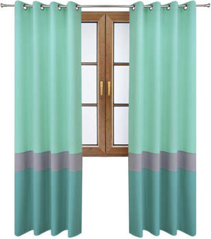 Nowoczesna zasłona trio w modne pasy Yoko wzór 8