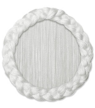 Makaron gładki ciepły biały klasyczny sznurki