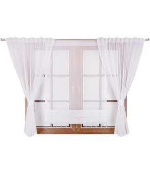 Komplet panel z połyskującą nicią z koralikami i firanami Emiko 3