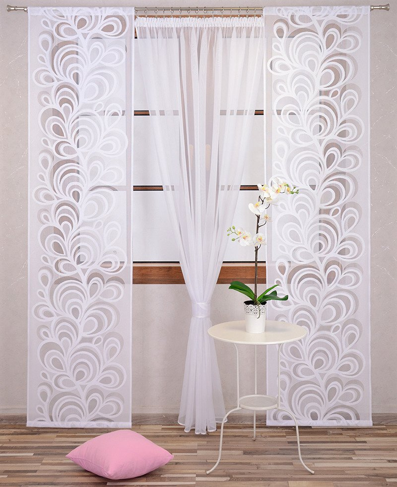 Zestaw dwa panele z firaną "LANA II" Wzór 3 Zestawy \ komplety