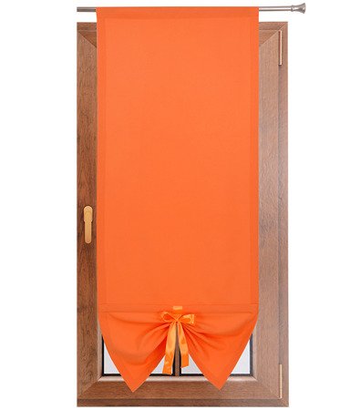 Uroczy panel gładki matowy z kokardką pomarańczowy Gabi 