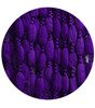 Miękkie makarony z puchatymi kuleczkami ciemno fioletowe